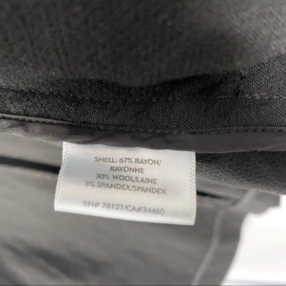 Eileen Fisher Black Jacket‎ Blazer Open Front Size Small - Picture 4 of 7